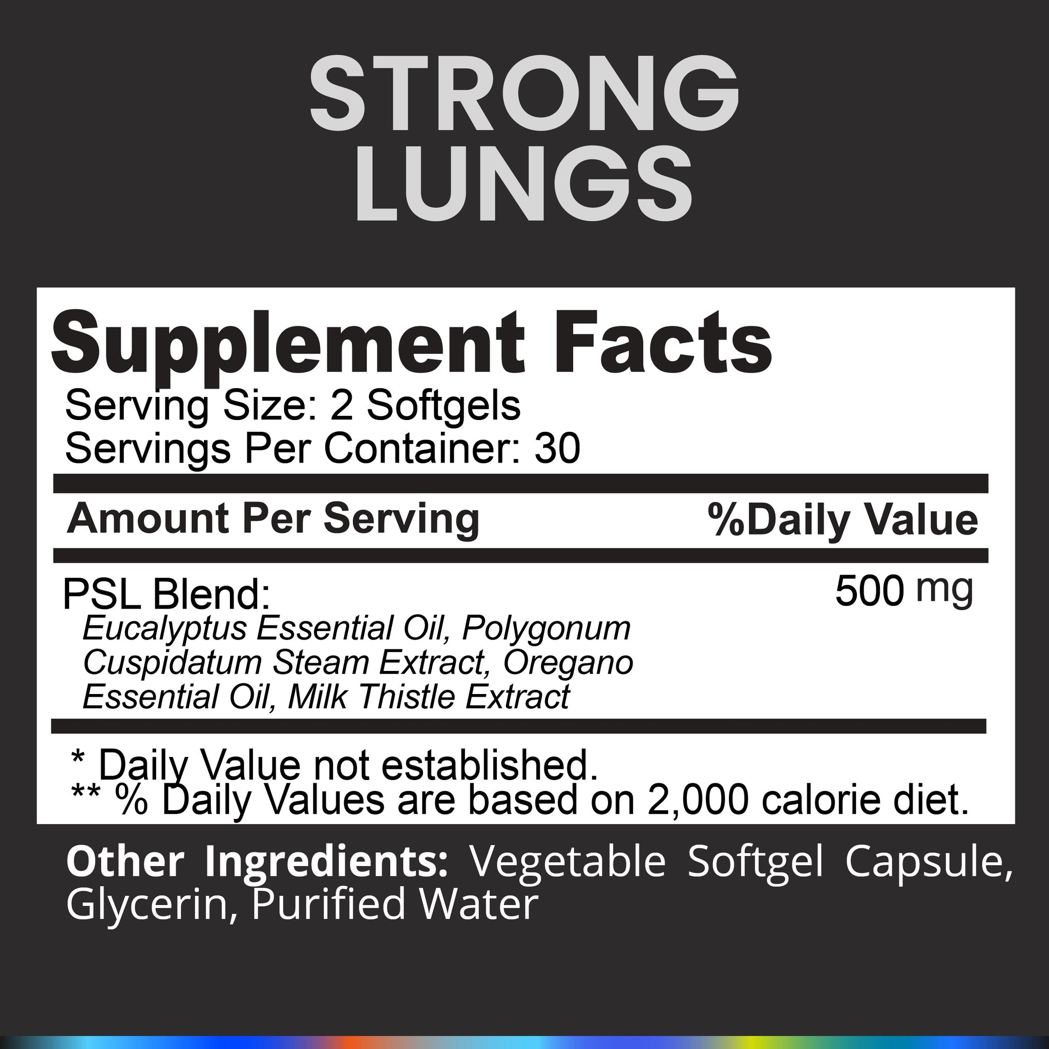 Strong Lungs Detox Support Respiratory Health