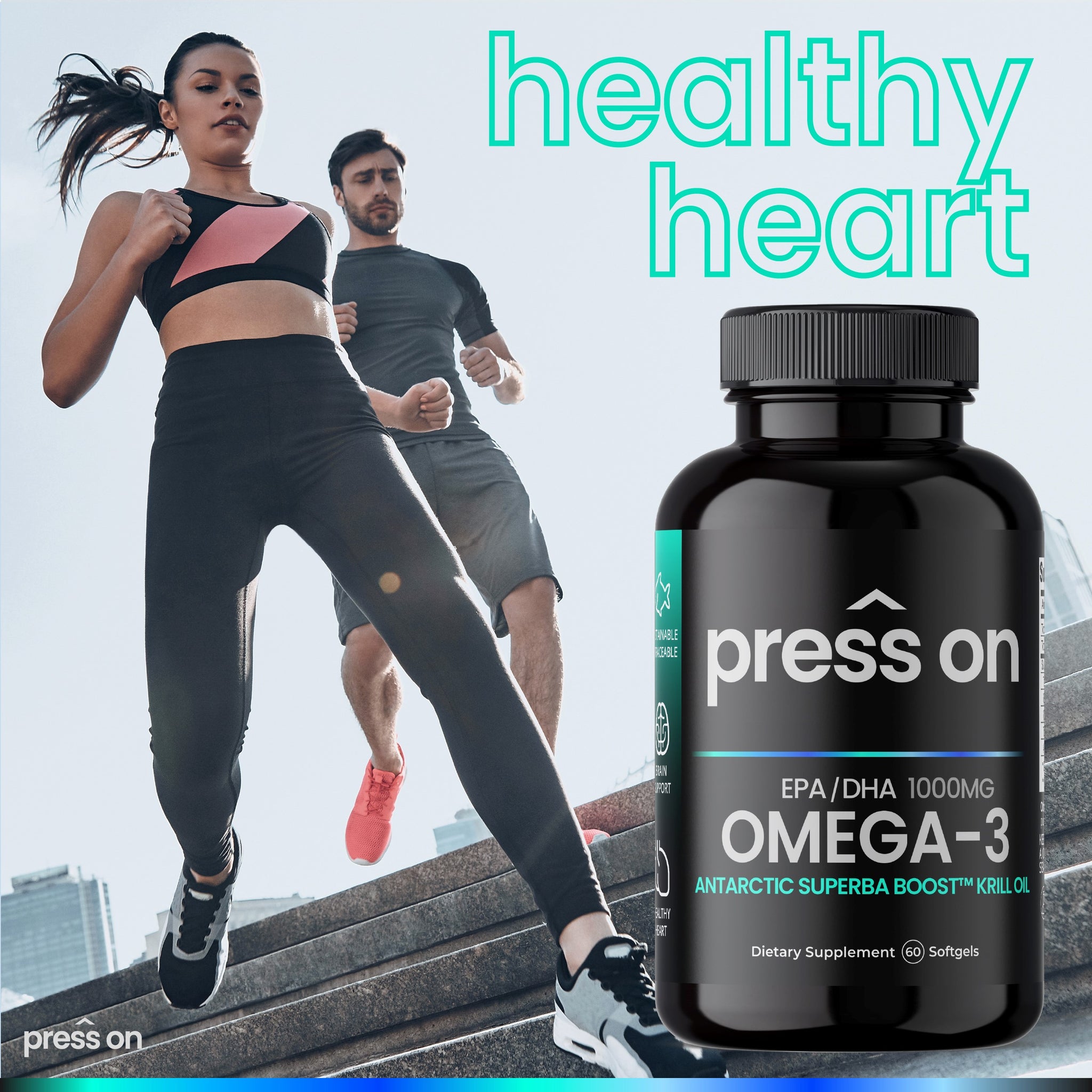 Omega 3 Krill Oil -Superba Boost, Omega 3 Supplement with Essential Fatty Acid Combination of EPA & DHA